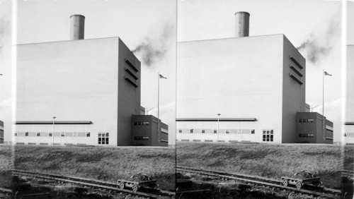 Watts Bar Dam showing the steam plant - - exterior, Tennessee