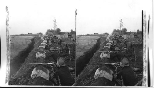 In the entrenchments at Pasay, Luzon, P.I