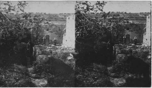 Ruins of Home of Mary, Martha and Lazarus. Bethany Palestine