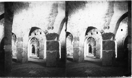 Solomon’s Stables. Jerusalem. Palestine