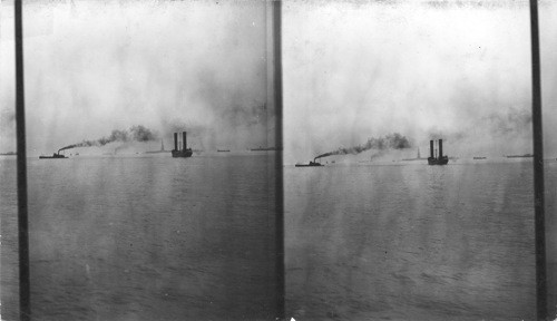 The Flettner Rotor Ship. Propelled by Wind Rotated Turrets, N.Y. City, New York