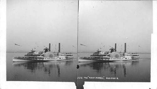 Mary Powell Steamship. Hudson River N.Y. P/12 Hudson River Ferry