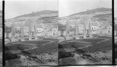 The Pillars before Theatre- Ammon. Palestine. Asia