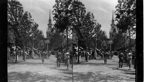 Drum Corps and Old North Church, Colonial Village