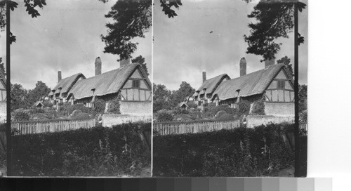 Ann Hathaway's cottage. Shottery, Eng