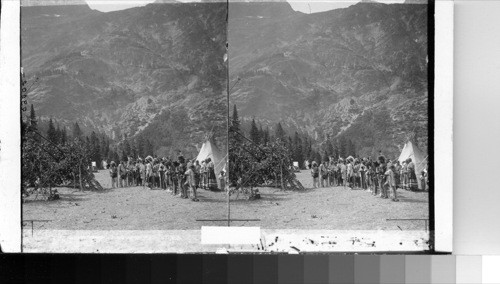 Blackfeet Indians. Glacier National Park, Montana