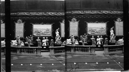 Interior of Liberal Arts Building, Worlds Columbian Exposition