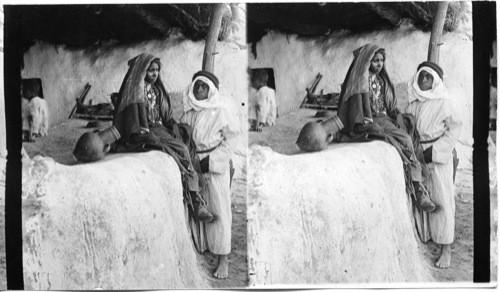 A Bedouin Bride and Groom, Palestine