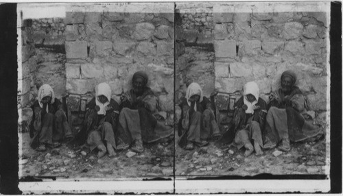“Unclean! Unclean!” Wretched Lepers outside the Wall, Jerusalem