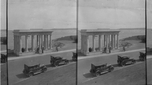 Plymouth Rock, Outside View of Pavilion Enclosing Rock, Plymouth, Mass