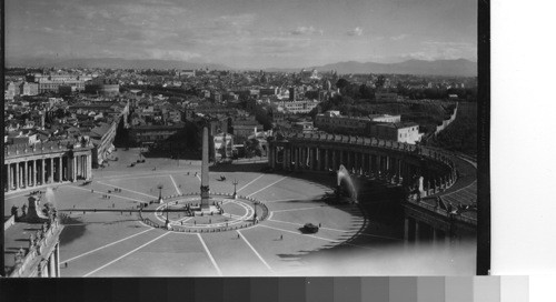 Rome from balcony of St. Peter's, Italy