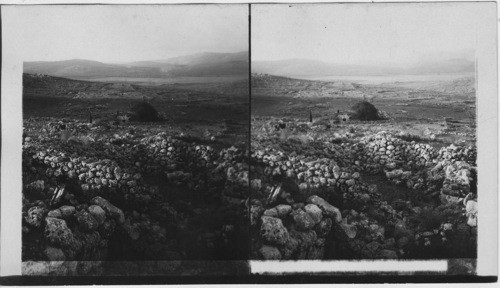 Southeast from Ruins at Shiloh to Neighboring Hills of Benjamin