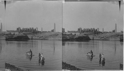 Donkey boys at Denderah. Karnak Egypt