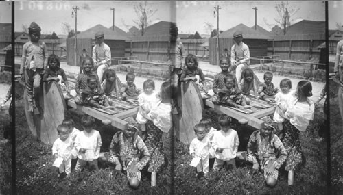 Philippine Children in the Philippine Concession. Jamestown Exposition. Virginia