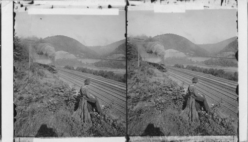 Horseshoe Curve. Allegheny Mts., Pa