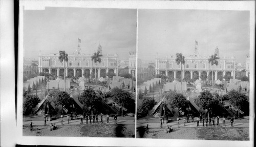 Plaza, from near the Columbus Memorial. Havana, Cuba