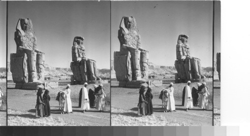 The Colossi of Memnon. Thebes. Egypt