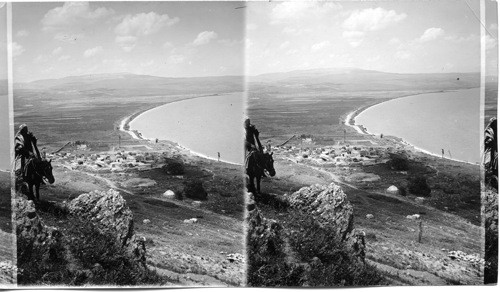 Plain of Gennesaret and the Sea, North from Above Magdala to Upper Galilee, Palestine