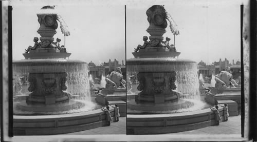 St. Louis Fair. [Fountain & sculpture]