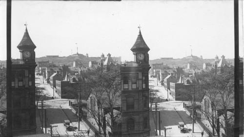 Looking West on Prince Street to Citadel, Halifax, N.S