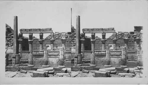 South End of Temple and Collonade, Philea, Egypt