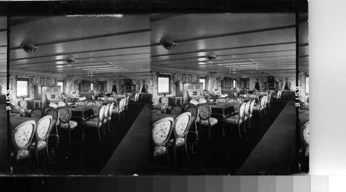 The Grand Dining salon, imperial yacht Hohenzollern