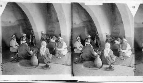 In the village guest room - among the Druses - Dalieh, Mt. Carmel, Palestine