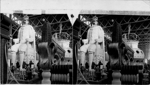 Great Corn Exhibit, Agricultural Building. St. Louis' World's Fair, Missouri. [Bert Underwood, photog. (ewe 1985)