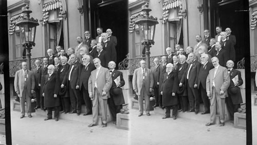 Washington, D.C. [a group of government officials on the steps of the capitol]