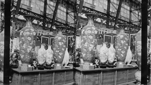 Japanese Vases, valued at $4500.00, Columbian Exposition