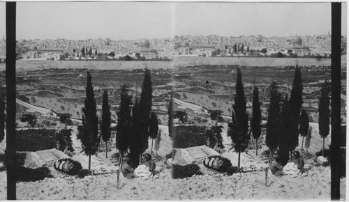 Jerusalem from Mount of Olives, Palestine