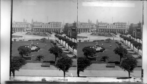 Public Square and Cathedral, Montevideo - Uruguay