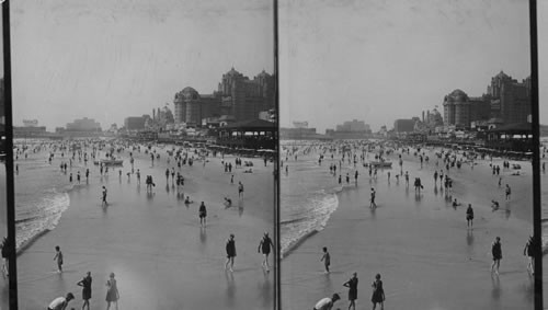 Bathing Scenes. Atlantic City, N. J