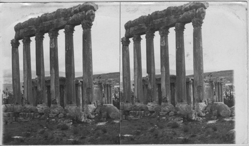 Structural study of the massive Columns of the Great Temple of the Sun - Ruins of Baalbek, Syria