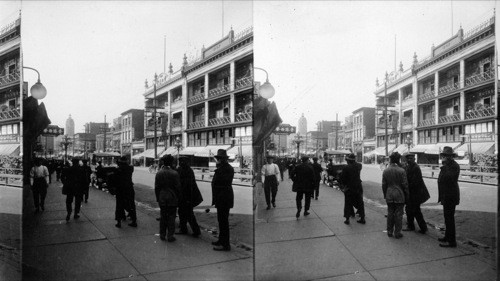 Pender Street, Chinatown in Vancouver. A few men from India. The rest are Chinatown. Canada