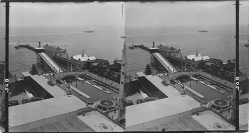 Dancing Pavilion and the Landing, Coney Island, N.Y