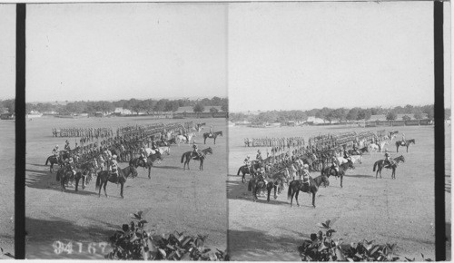 Famous household trooops of Nizam’s Army. Hyderabad. India