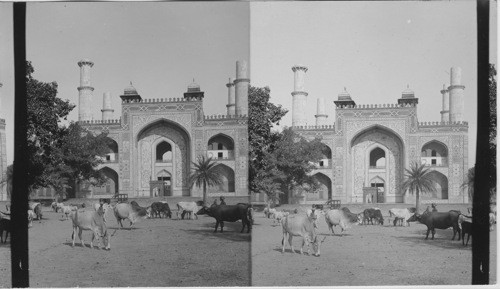 East Gate to Akbar’s Tomb at Sikandarah, India