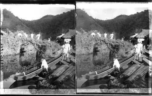 Scene in Paete shores Laguna De Bay, in the vicinity of severe engagement between the Americans and the insurgent. Island of Luzon