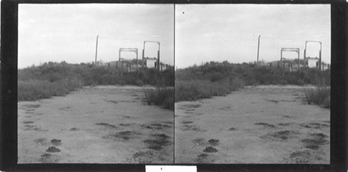 The mound in front of you is all that remains of the fort where Dick Dowling & his men make their last stand, Sabine Pass, Texas