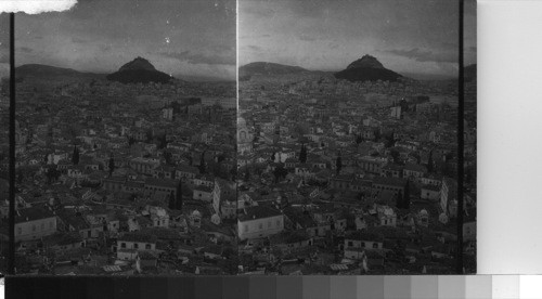 Over Athens from Acropolis, Greece