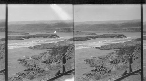 Wild Grandeur of the Columbia River. Looking North over the Dalles. Oregon