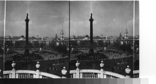 Trafalgar Square - Trafalgar Day 1931 - London, England