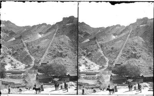 Inclines of Copper Mines. Metcalf, Arizona. Arizona Miscellaneous. U.S