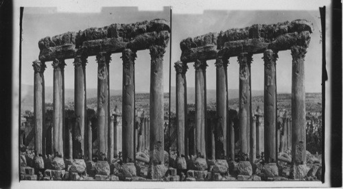 Colossal Remnants of the Sun Temple, Baalbek, Syria