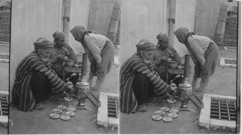 Old Man Serving Beverage. Mesopotamia