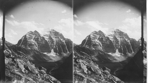 Temple Mountain from the Saddleback near Lake Louise, Alberta. Canada