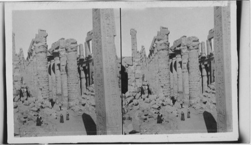 The Obelisk of Thutmosis I, and Great Hall, Karnak, Egypt