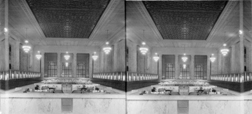 General view of main floor, State Bank, Chicago, Ill. Commercial Dept