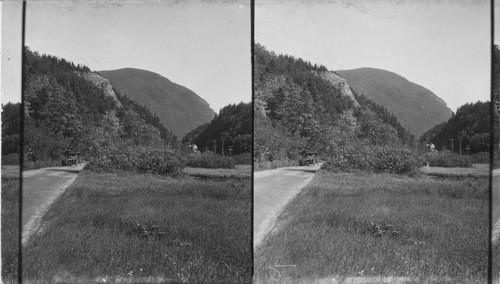 Elephant Head, a Gate of Crawford Notch. Mt. Webster beyond, N. H